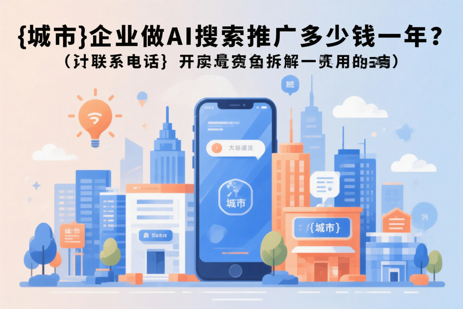 漳州企业做AI搜索推广多少钱一年？真实费用拆解