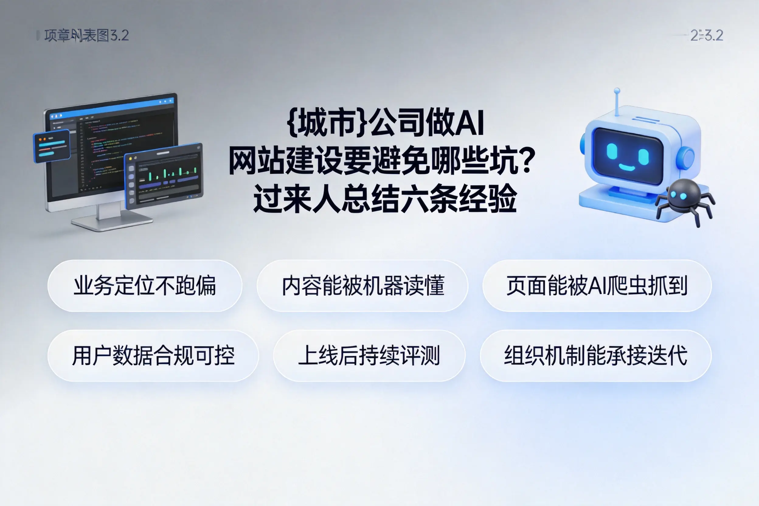 漳州公司做AI网站建设要避免哪些坑？过来人总结六条经验