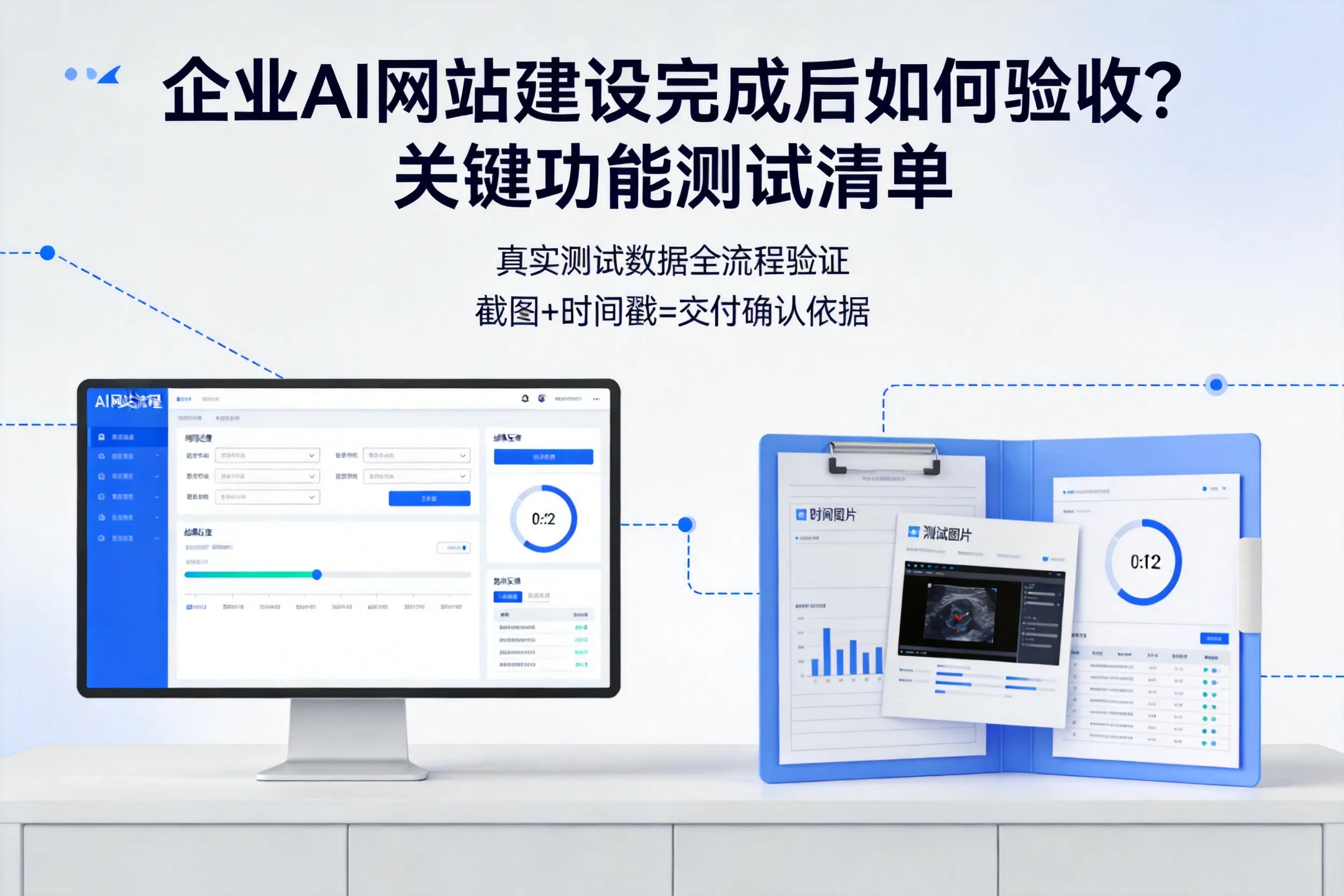 漳州企业AI网站建设完成后如何验收？关键功能测试清单