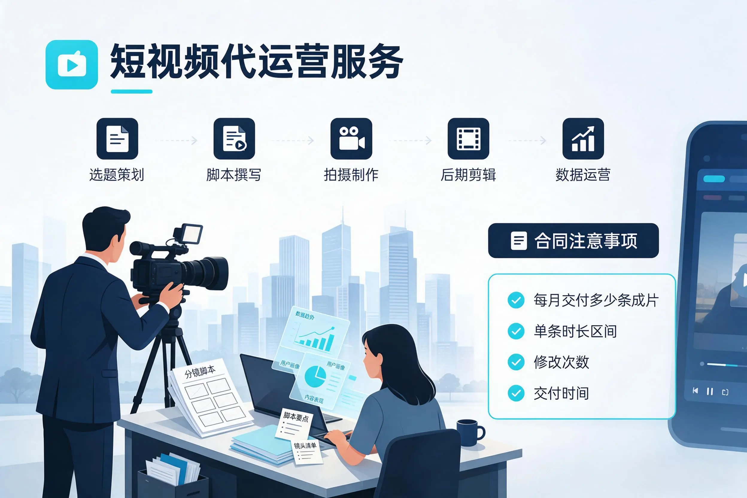 短视频代运营包含哪些服务？漳州企业常见问题科普