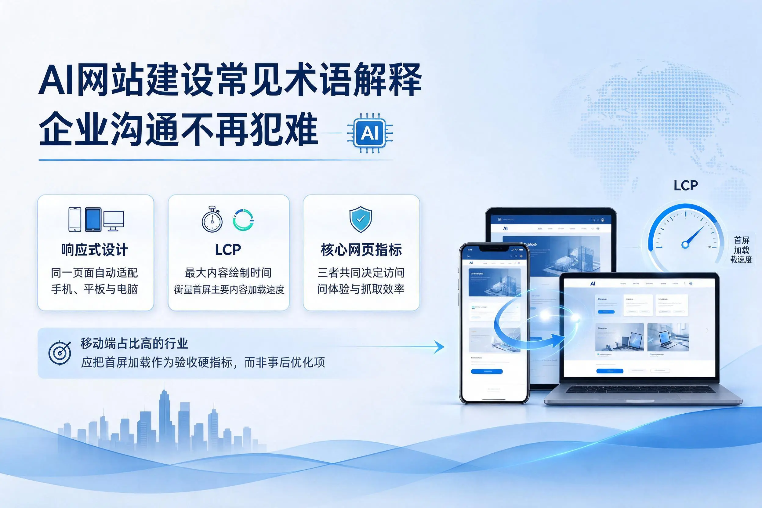 AI网站建设常见术语解释,漳州企业沟通不再犯难